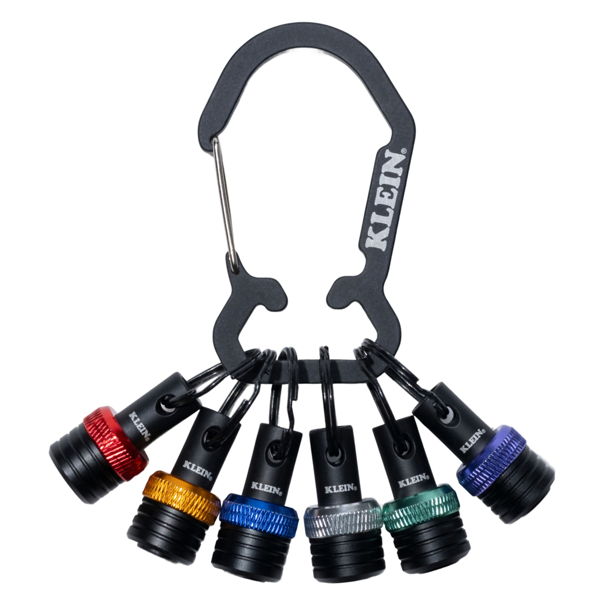 Bit Holder Keychain Set, 6-Piece, Klein Tools Model# K33851